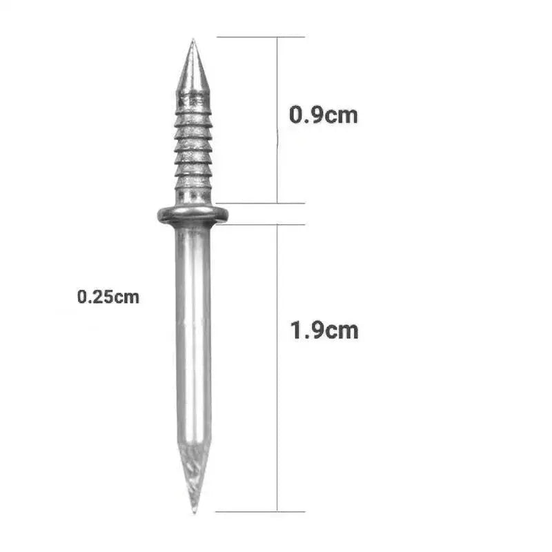 Seamless Skirting Nails Galvanised Steel | Includes Sleeve Tool for No-Drill Fitting | Rust-Resistant, Invisible Finish