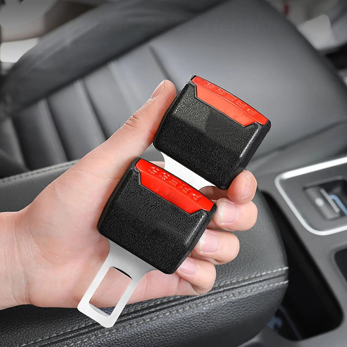 Seat Belt Alarm Stopper Plug-In Universal Tool-Free with Snap-In Fit