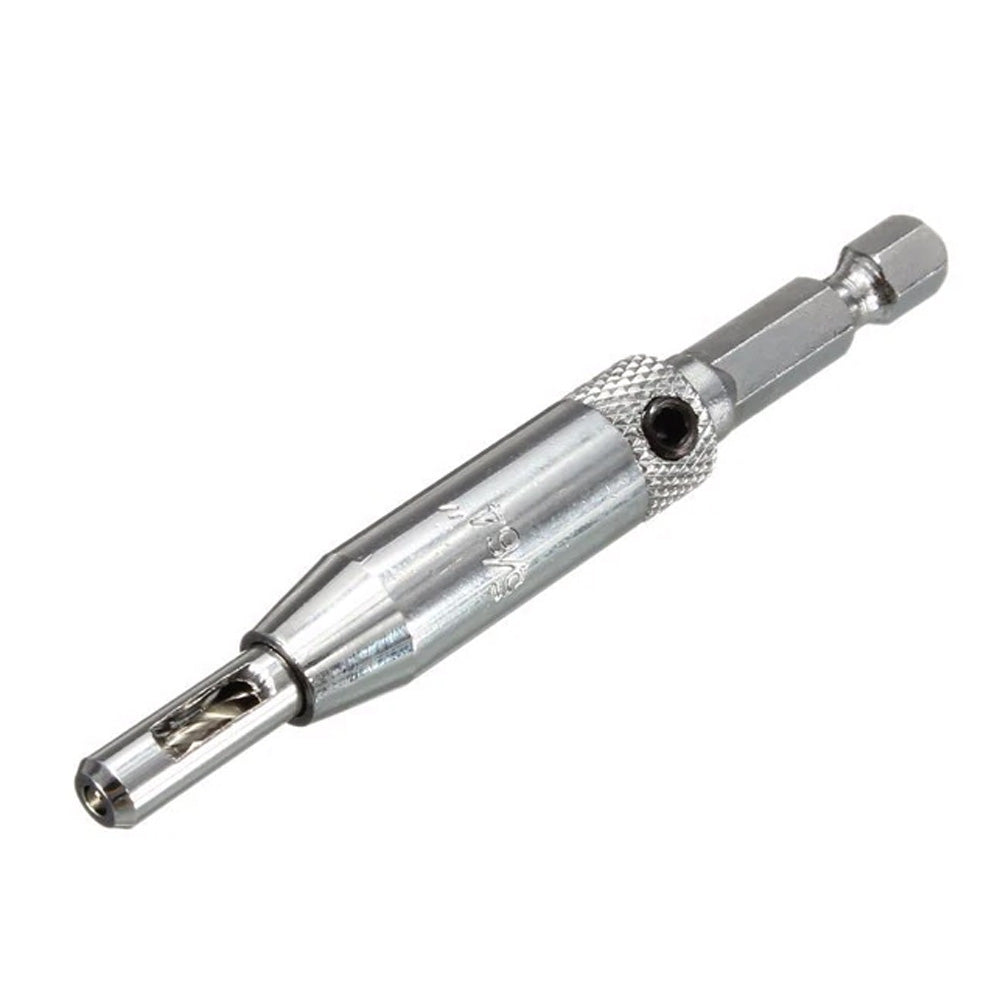 Self-Centering Hinge Drill Bits | Conical Tip Stops Off-Centre Holes & Bit Damage | Pilot Hole Guide for Hinges