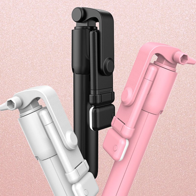 Selfie Stick Tripod Bluetooth Extendable Stainless Steel with Fill Light