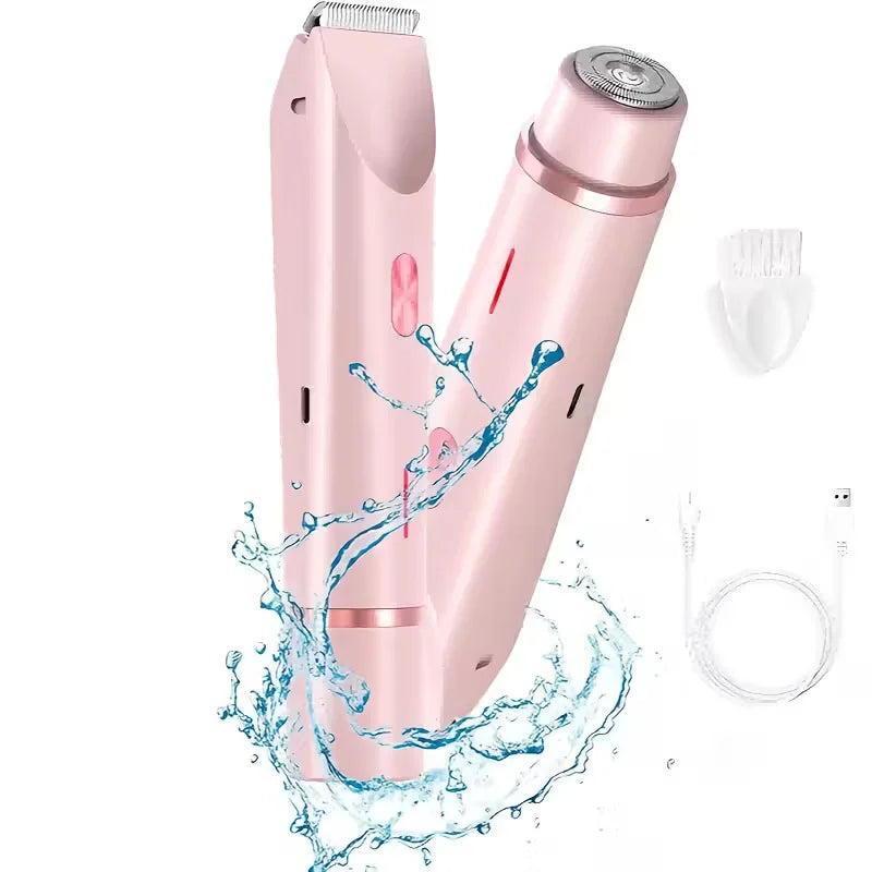 Shaver for Women | 2-in-1 Wet & Dry Cordless Electric Body Trimmer