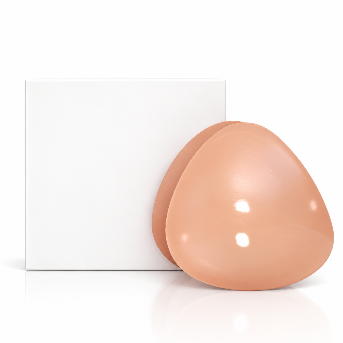 Silicone Breast Enhancer Inserts | Triangular Shape for Low V-Cut Tops | Double-Sided Adhesive, Boosts Up to 2 Cup Sizes
