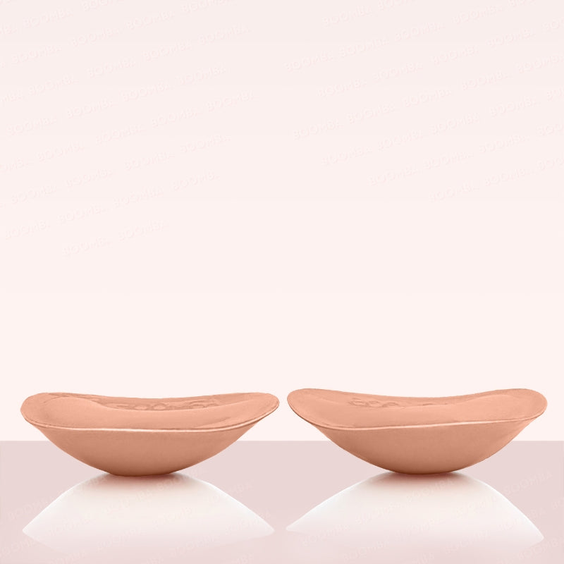Silicone Breast Enhancer Inserts | Triangular Shape for Low V-Cut Tops | Double-Sided Adhesive, Boosts Up to 2 Cup Sizes