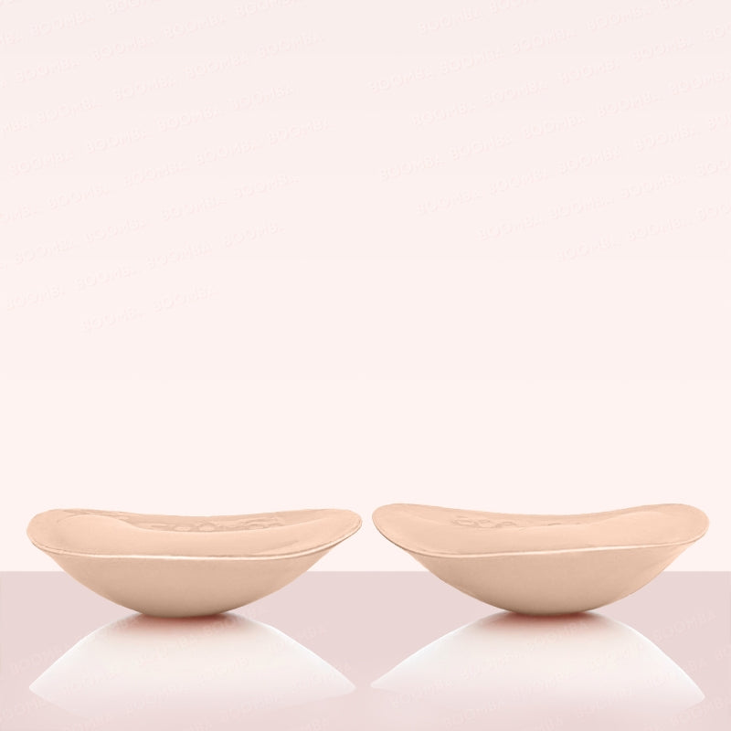 Silicone Breast Enhancer Inserts | Triangular Shape for Low V-Cut Tops | Double-Sided Adhesive, Boosts Up to 2 Cup Sizes