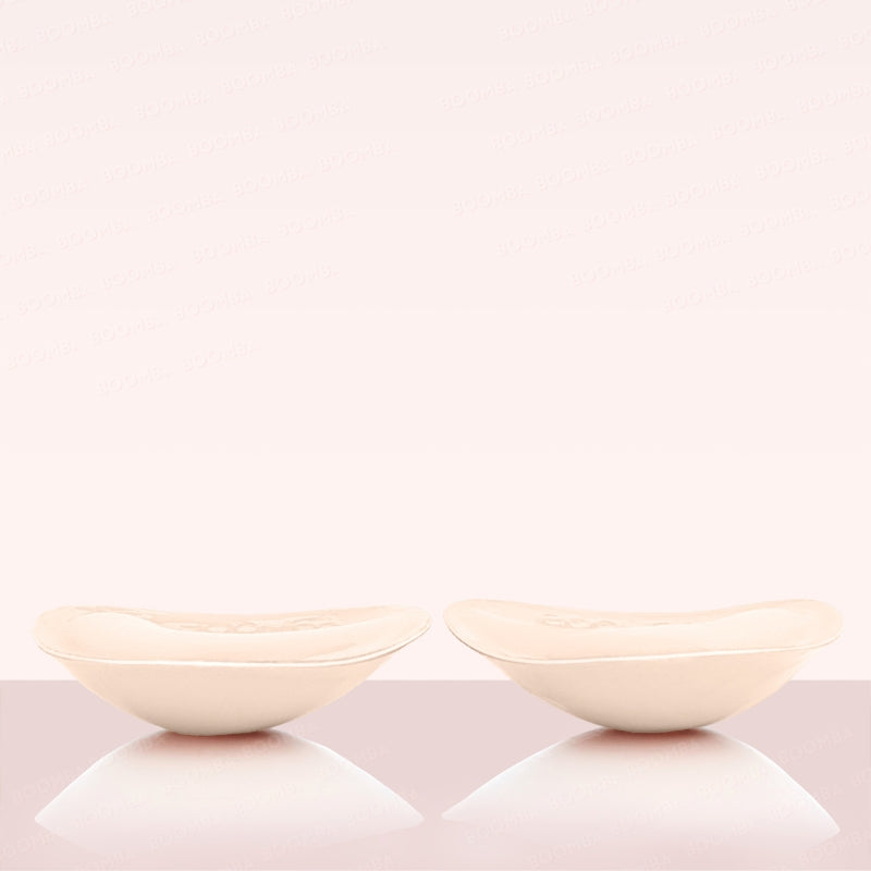 Silicone Breast Enhancer Inserts | Triangular Shape for Low V-Cut Tops | Double-Sided Adhesive, Boosts Up to 2 Cup Sizes