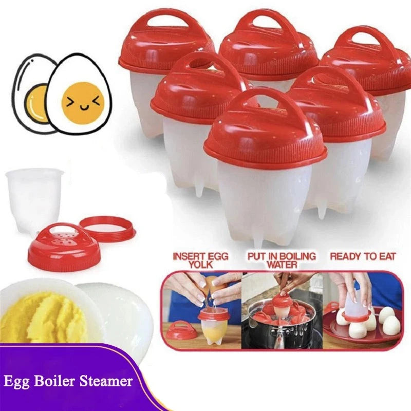 Silicone Egg Cookers | Poaching Pods With Lift Off Lids