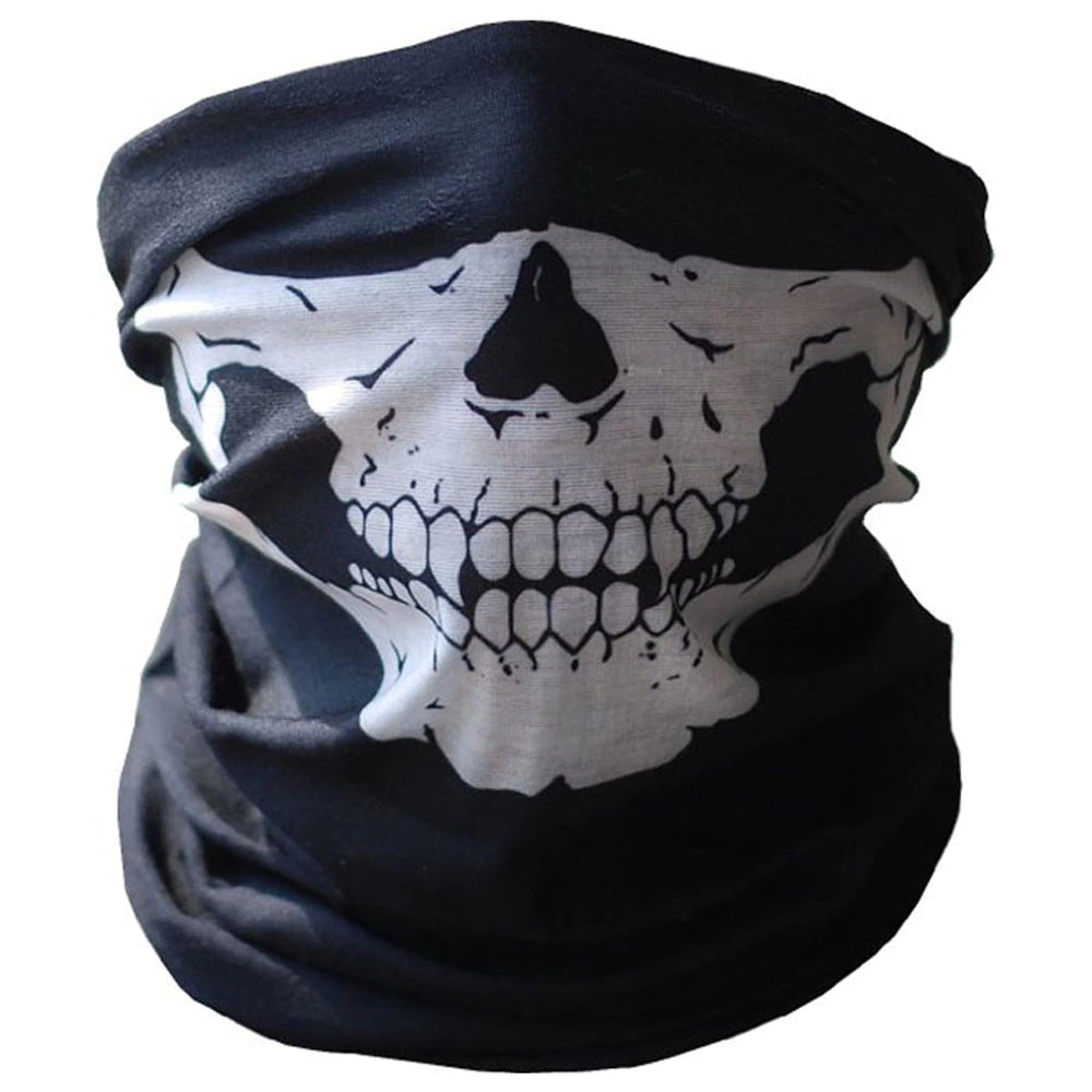 Skeleton Face Mask Bandana | Seamless & Multi-Functional