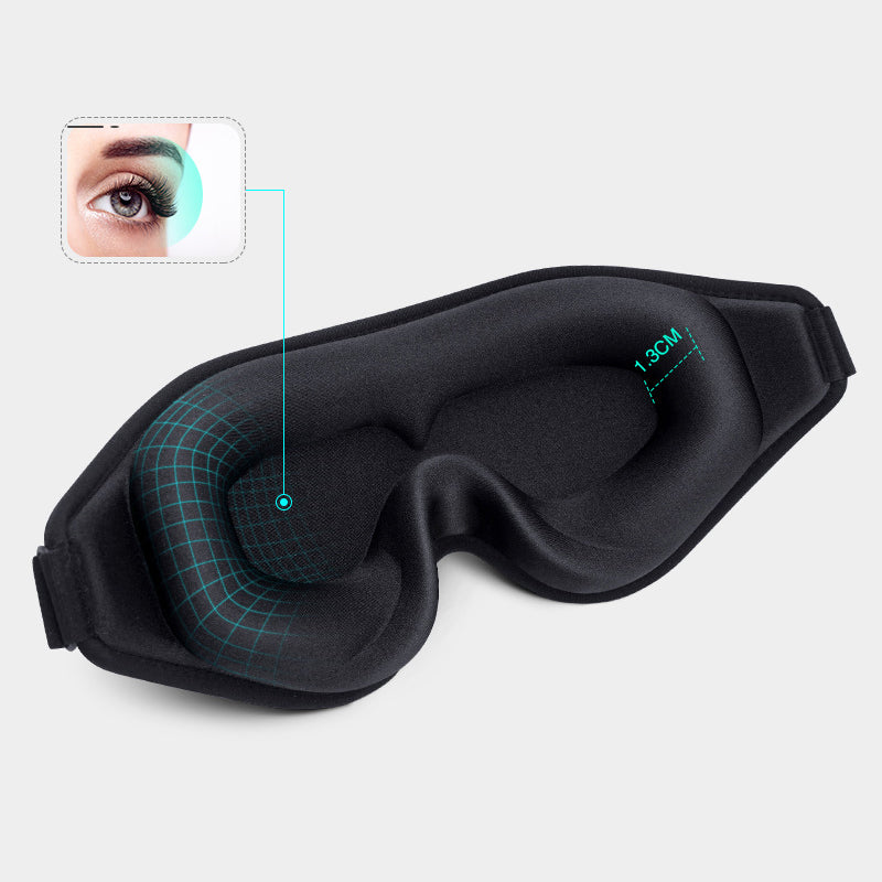 Sleep Mask | 3D Contoured & Light-Blocking