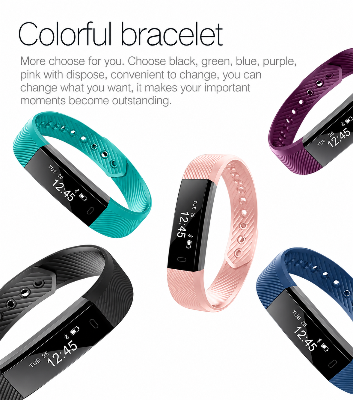 Smart Fitness Watch | Heart Rate & Sleep Monitor