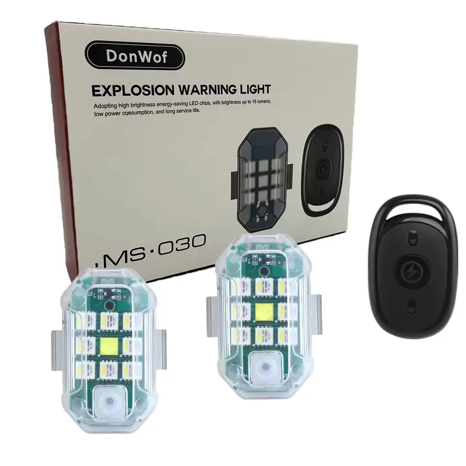 Smart LED Strobe Lights | Wireless Remote 7-Colour Flashing Lamps