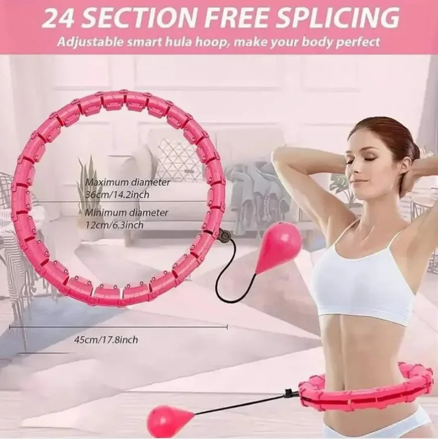 Smart Weighted Hula Hoop | Detachable Links And Weight Ball