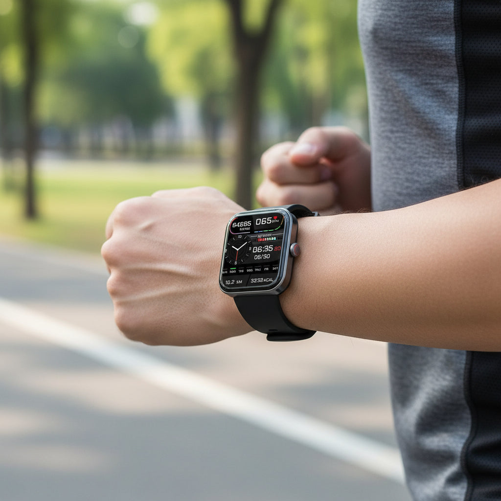 Smartwatch | Full Touch Heart Rate And Sleep Tracker