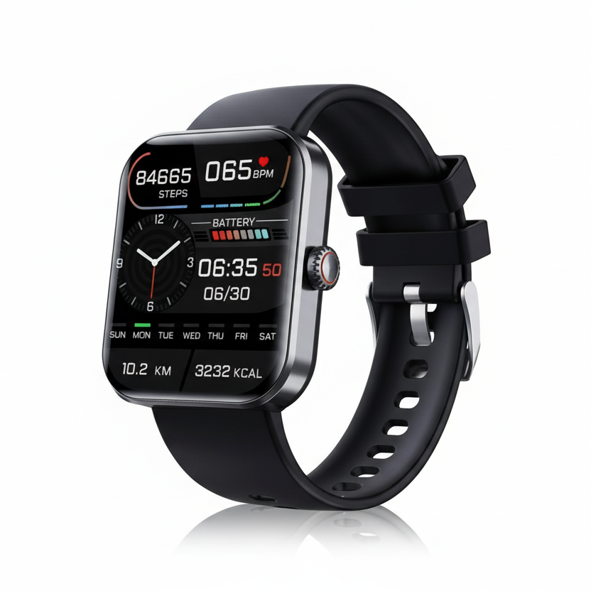 Smartwatch | Full Touch Heart Rate And Sleep Tracker