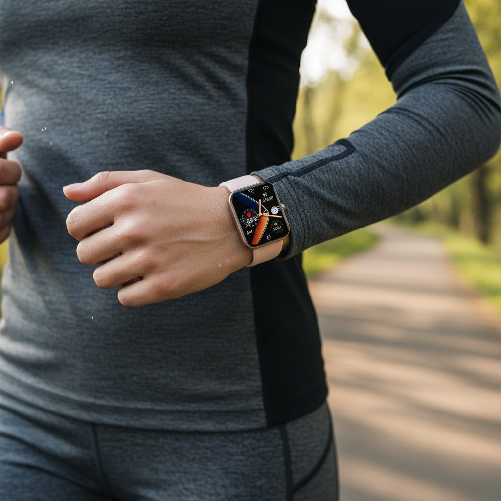 Smartwatch | Full Touch Heart Rate And Sleep Tracker
