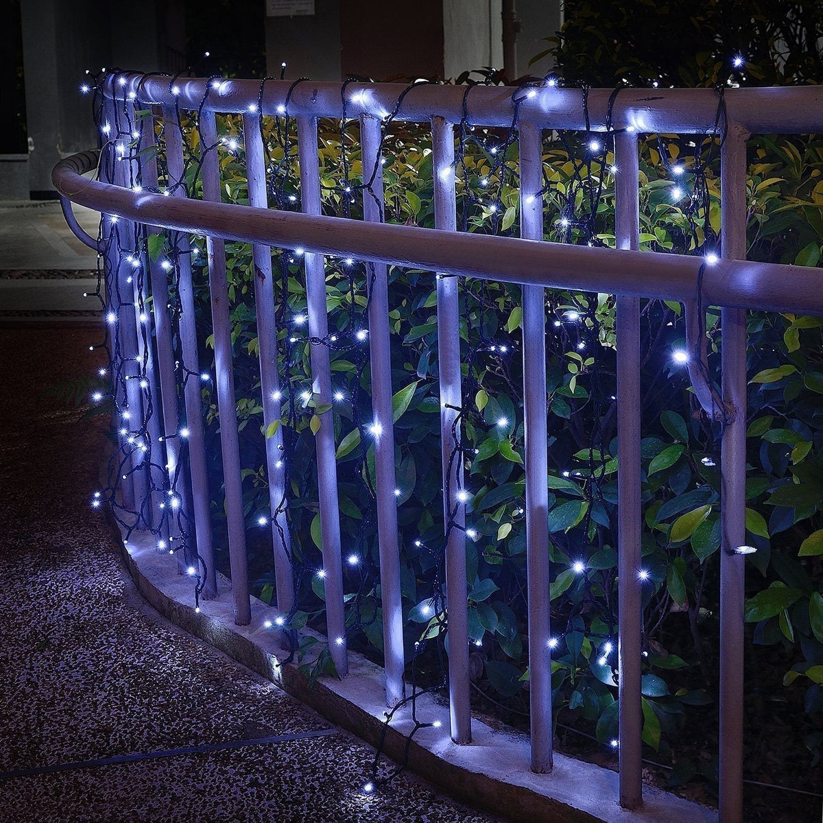Solar Powered Fairy Lights 100 LED String | 8 Lighting Modes, Dusk Sensor | IP44 Waterproof Outdoor Decoration