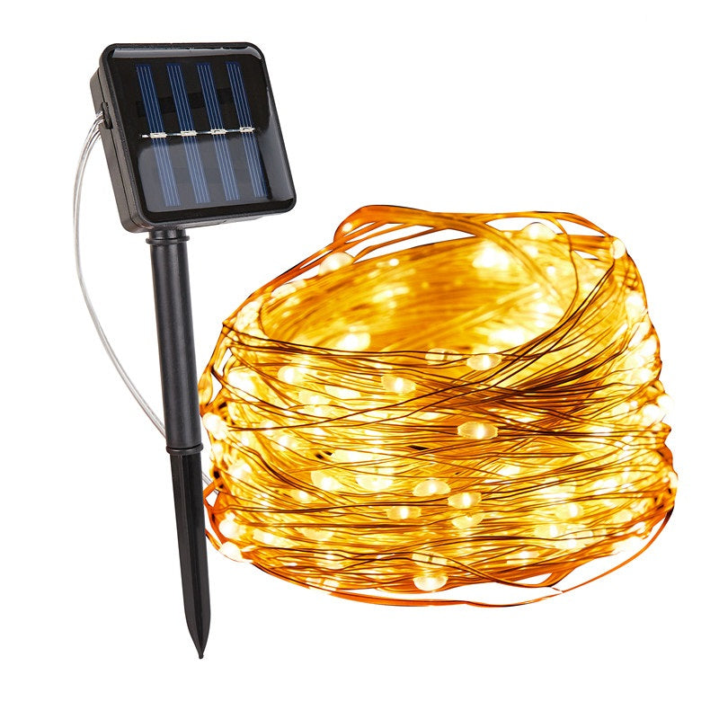 Solar String Fairy Lights | 50-300 LEDs, 8 Colour Options, Up to 30m Length | IP65 Waterproof, Solar Powered, No Wiring