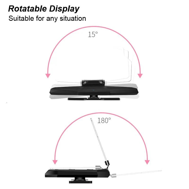 Speed Projector | Clear Reflector Panel, Dash Cradle