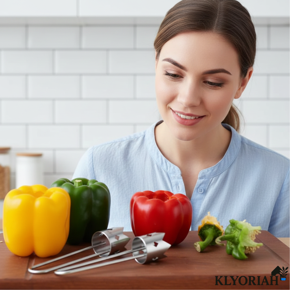 Stainless Steel Fruit Corer Knife | Razor-Sharp Blade with Ergonomic Non-Slip Grip | Fast, Precise Fruit Coring Tool