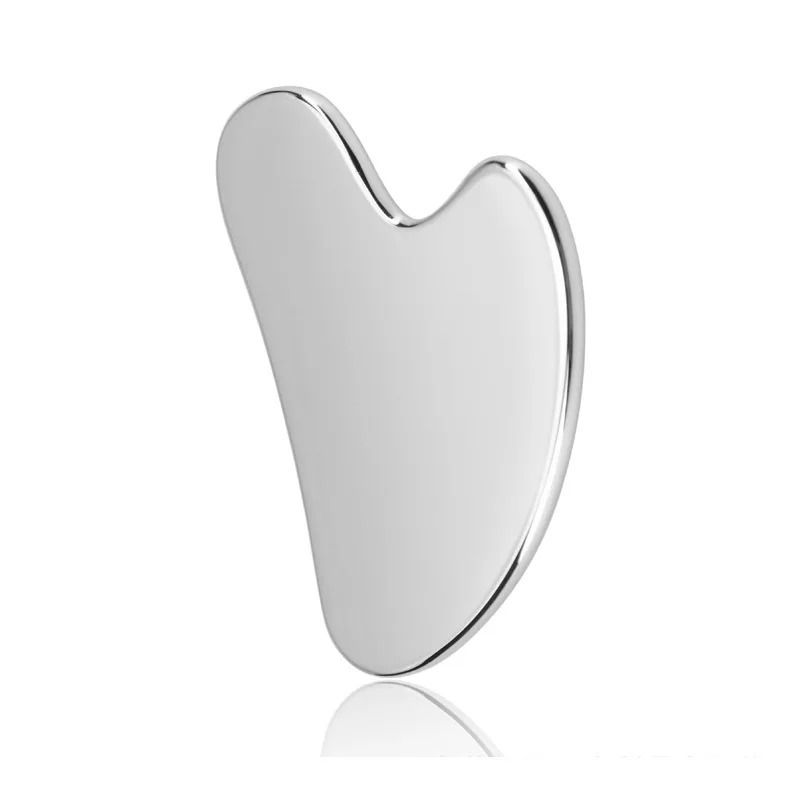 Stainless Steel Gua Sha Massager Tool | 304 Medical-Grade Steel | Face, Neck and Body Massage for Circulation and Relaxation