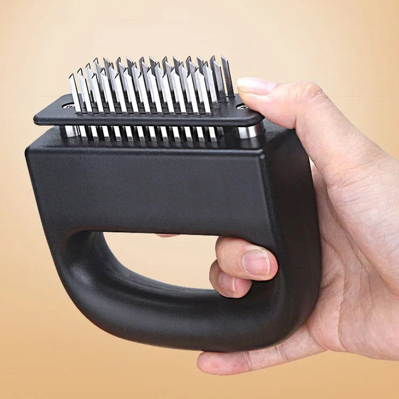Steel Meat Tenderizer | Blade Tenderizer With A D-Handle