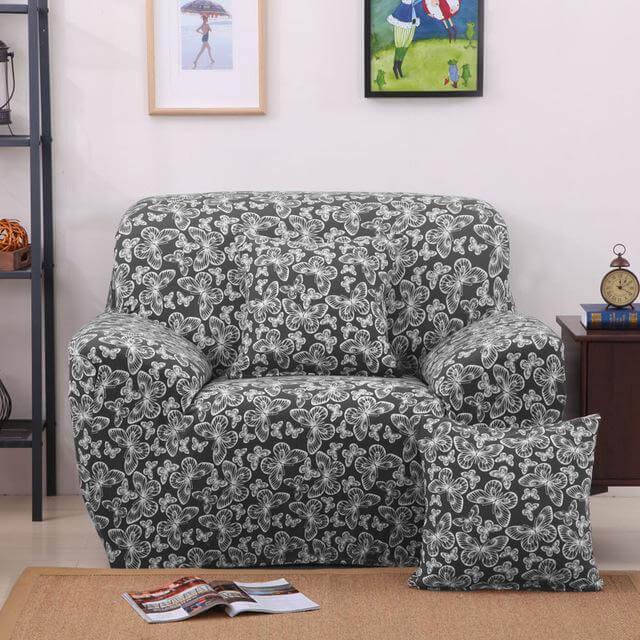 Stretch Sofa Cover Elastic Breathable Four Season with Foam Bar Insert