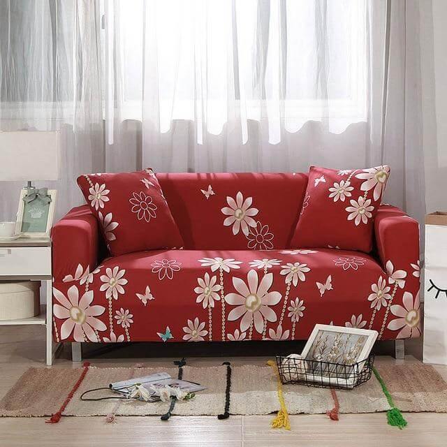 Stretch Sofa Cover Elastic Breathable Four Season with Foam Bar Insert