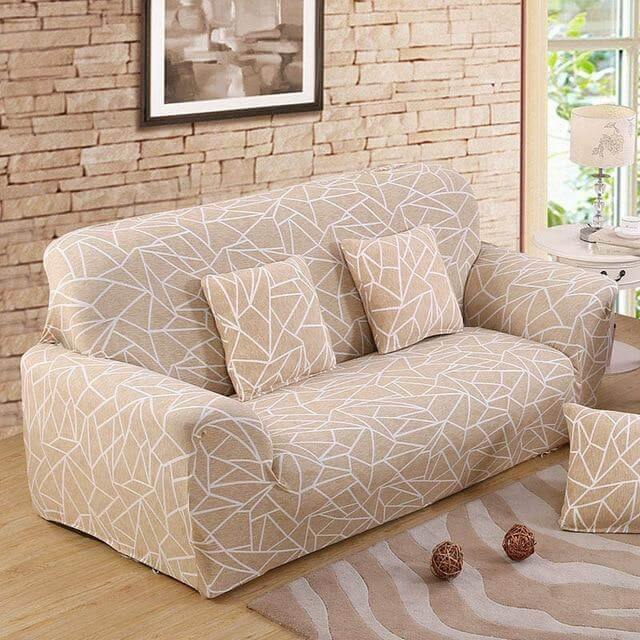 Stretch Sofa Cover Elastic Breathable Four Season with Foam Bar Insert