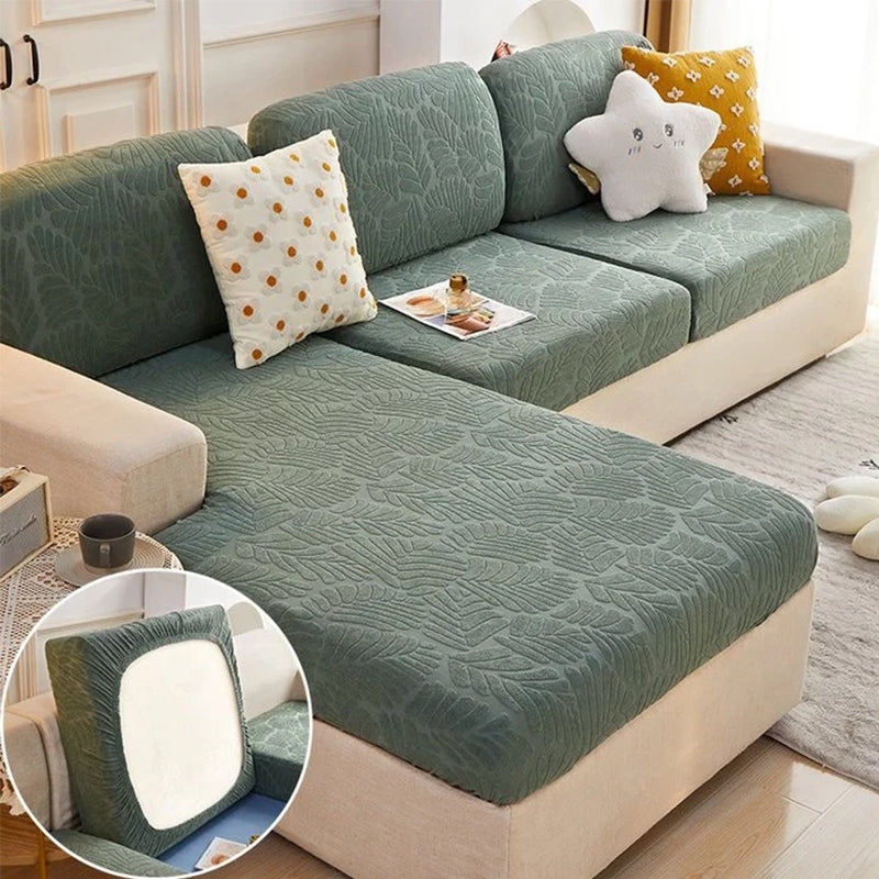 Stretch Sofa Cover Polyester | Elastic Fit, Pet & Stain Protection | Fits Single, Double or Triple Seat Sofas Snugly