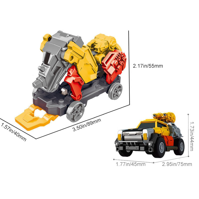Stunt Toy Car Push-Powered ABS Reusable Compact with 720-Degree Flip