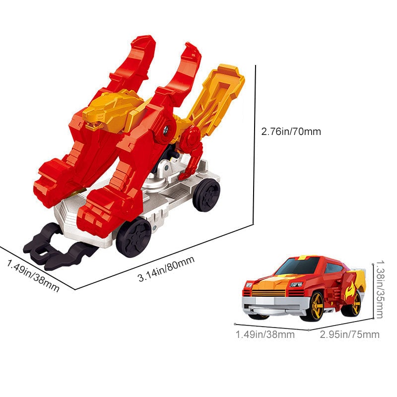 Stunt Toy Car Push-Powered ABS Reusable Compact with 720-Degree Flip