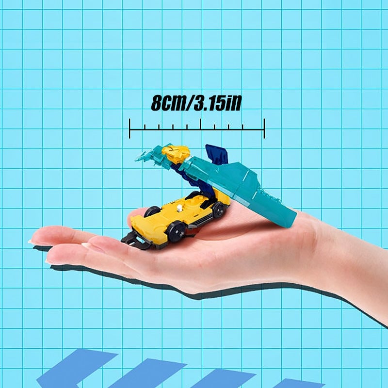 Stunt Toy Car Push-Powered ABS Reusable Compact with 720-Degree Flip