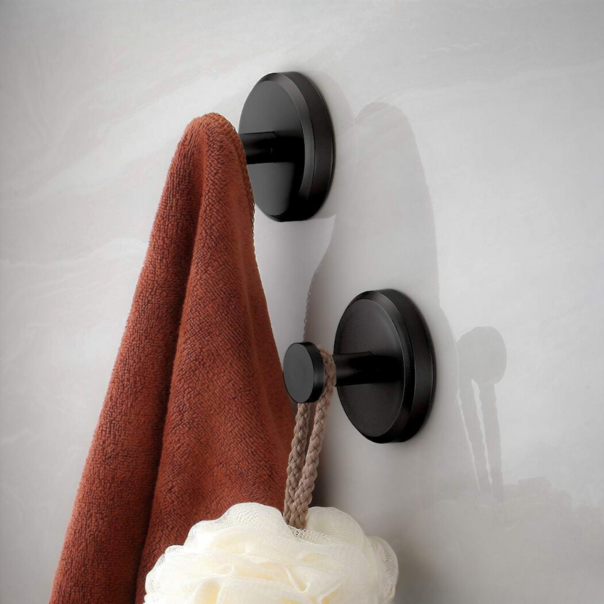 Suction Hooks Wall Mounted No-Drill Waterproof Heavy-Duty with Strong Grip