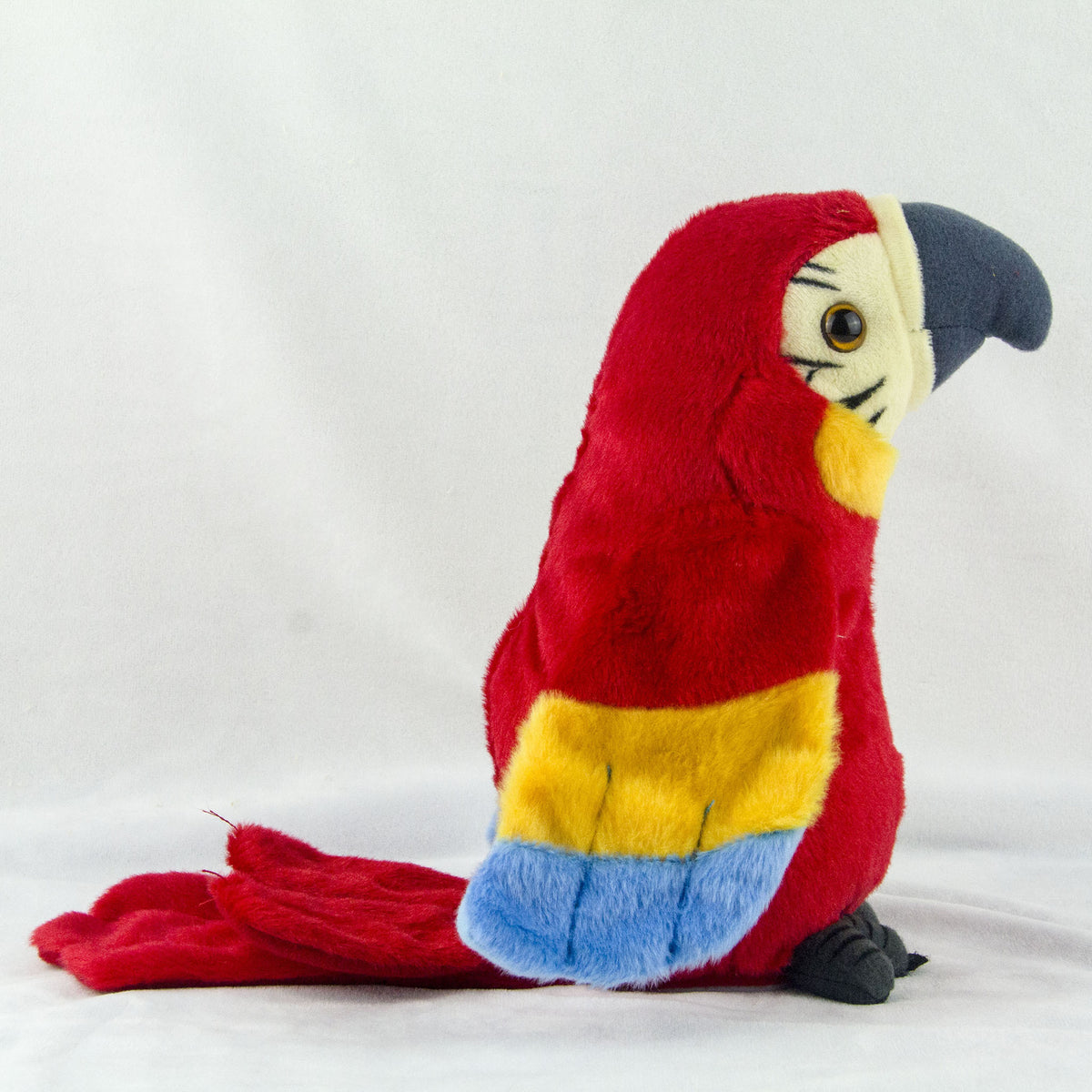 Talking Parrot Plush Toy | Records and Repeats Your Voice | Soft Cuddly Bird Toy for Playful Interactive Learning Fun