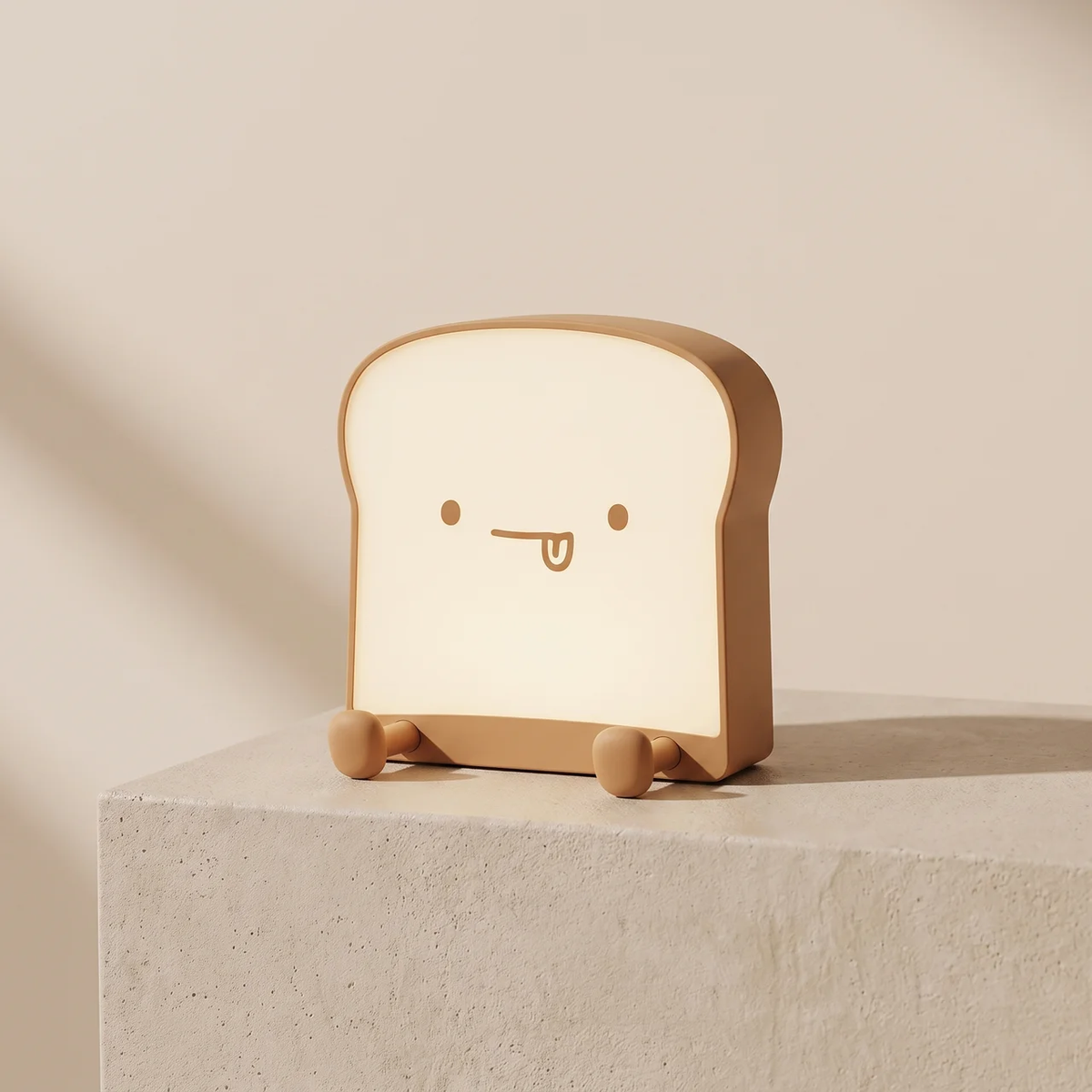 Toast Bread LED Night Light | Adjustable Brightness, Timer