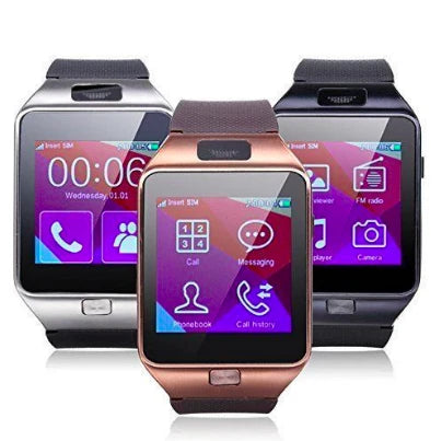 Touchscreen Smart Watch | Square Screen, Camera On Bezel