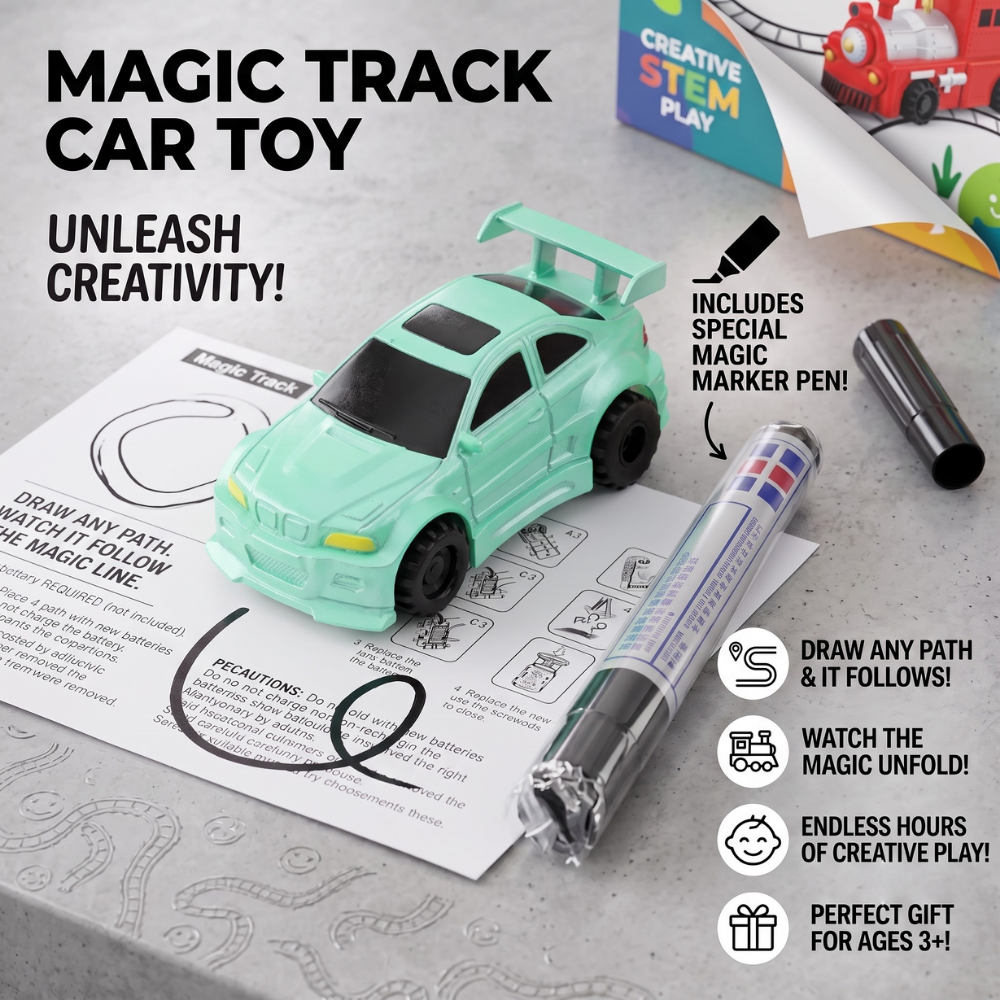 Track Car Toy | Line Following Inductive Train