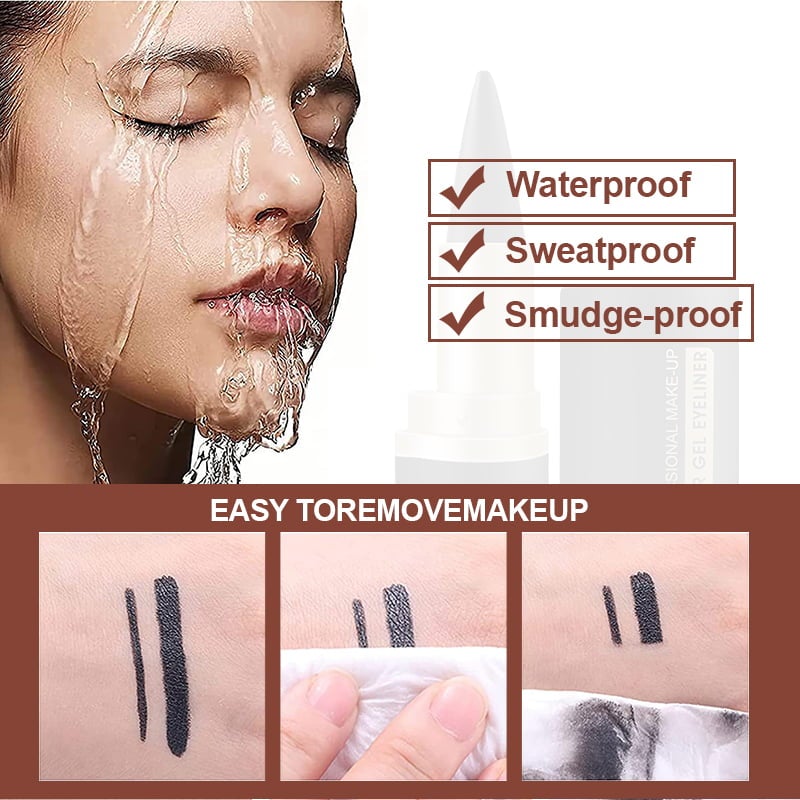 Twist-Up Eyeliner Pen | Waterproof & Long-Lasting Formula | Easy Precision Application for Big-Eye Cat-Eye Makeup Looks