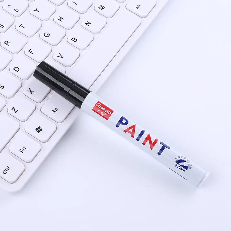 Tyre Paint Pen | Precision Tip for Rubber & Metal | Waterproof, Permanent Finish for Wheels, Treads & Auto Detailing