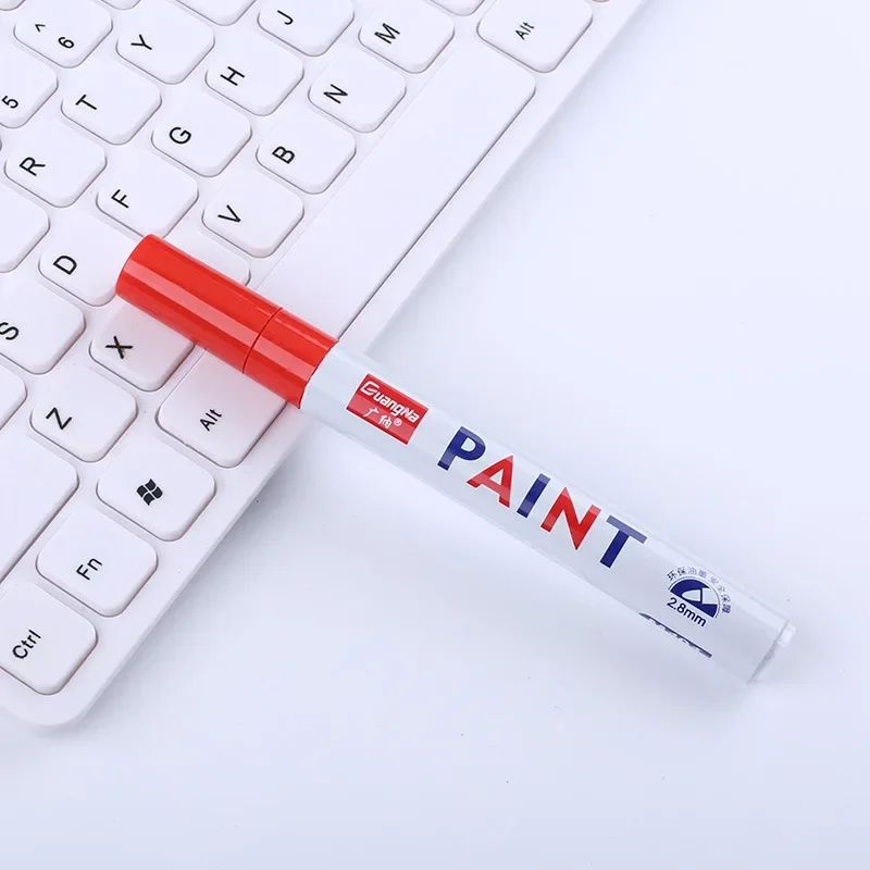 Tyre Paint Pen | Precision Tip for Rubber & Metal | Waterproof, Permanent Finish for Wheels, Treads & Auto Detailing