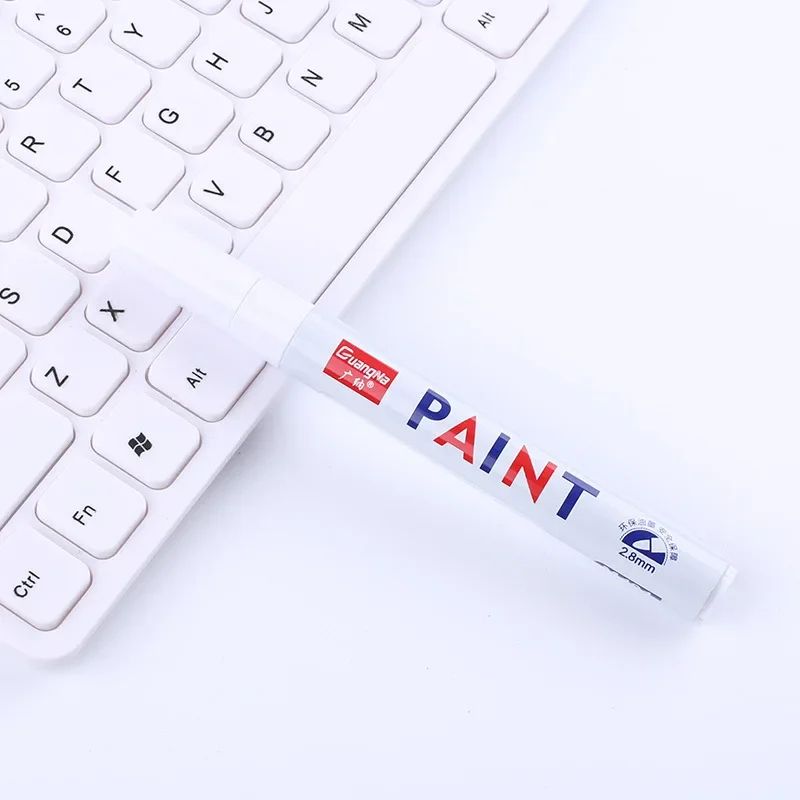 Tyre Paint Pen | Precision Tip for Rubber & Metal | Waterproof, Permanent Finish for Wheels, Treads & Auto Detailing
