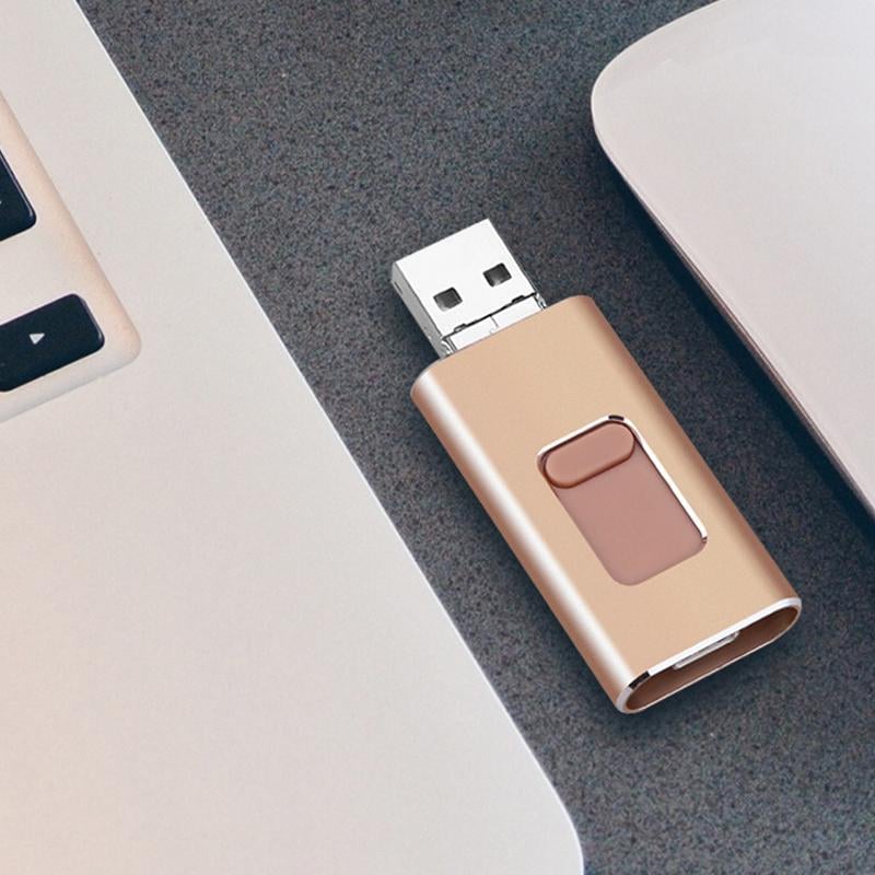 USB 3.0 Flash Disk Metal Plug-In Portable High-Speed with 80MB/s Read Speed