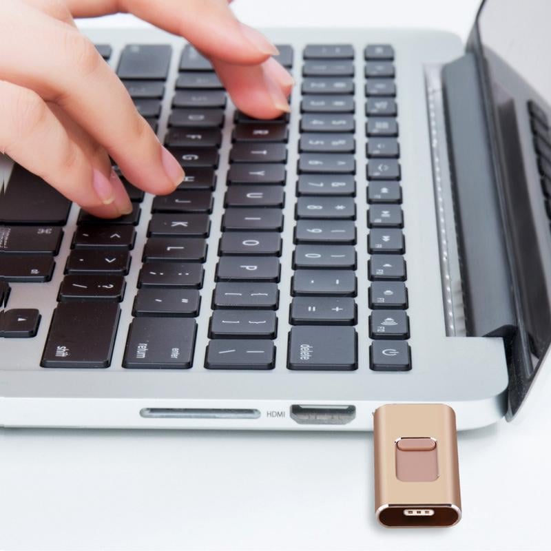 USB 3.0 Flash Disk Metal Plug-In Portable High-Speed with 80MB/s Read Speed