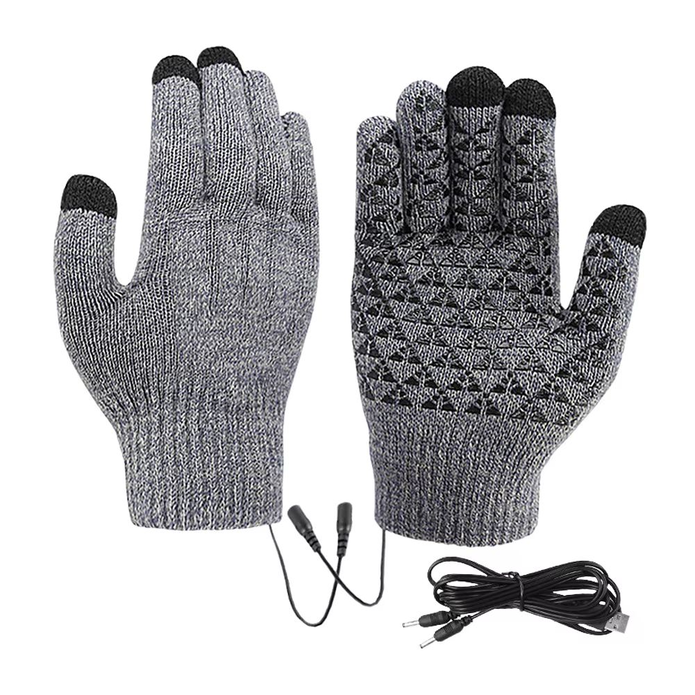 USB Electric Heated Gloves for Skiing, Riding & Outdoor Adventure | Touchscreen Fingertips | USB Powered Instant Warmth