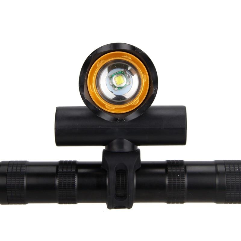 USB Rechargeable Bike LED Light | 5 LED 50 lm, 4 Light Modes, 240° Angle | IPX6 Waterproof, Gel Strap, 8hr Runtime