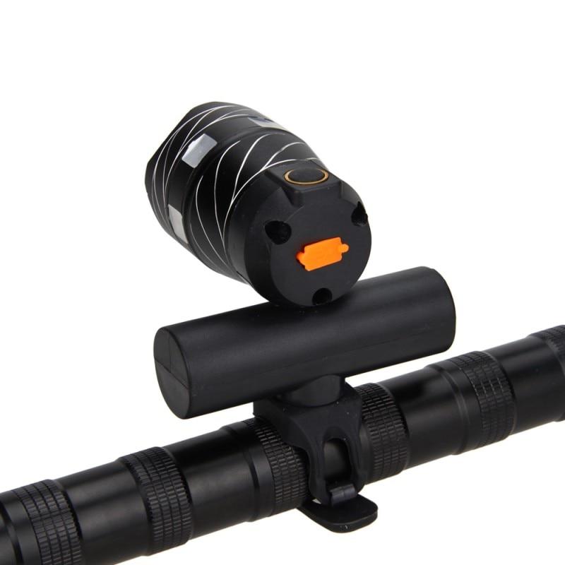 USB Rechargeable Bike LED Light | 5 LED 50 lm, 4 Light Modes, 240° Angle | IPX6 Waterproof, Gel Strap, 8hr Runtime