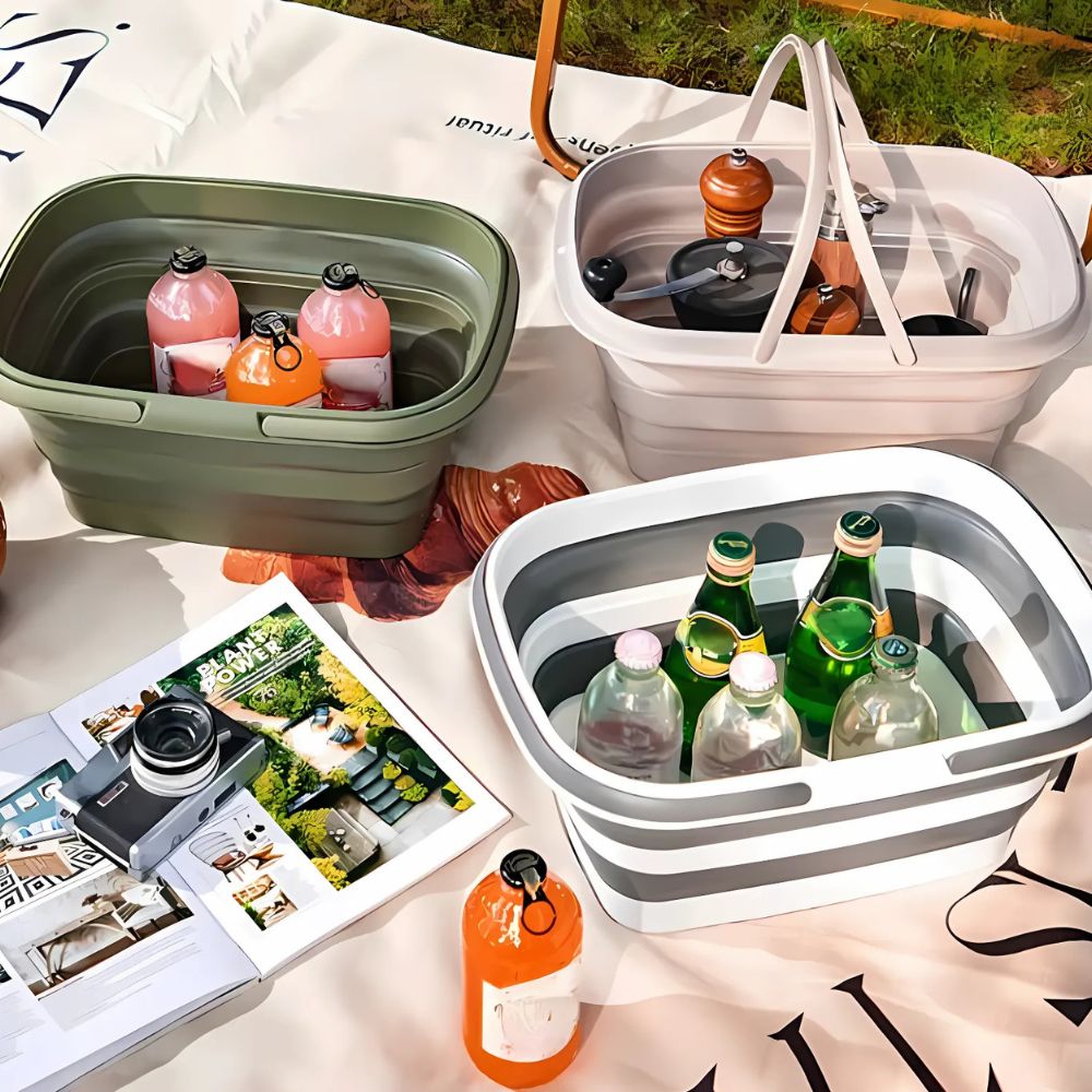 Ultra Flex Storage Basket - Collapsible - Multi-Use - Self-Standing