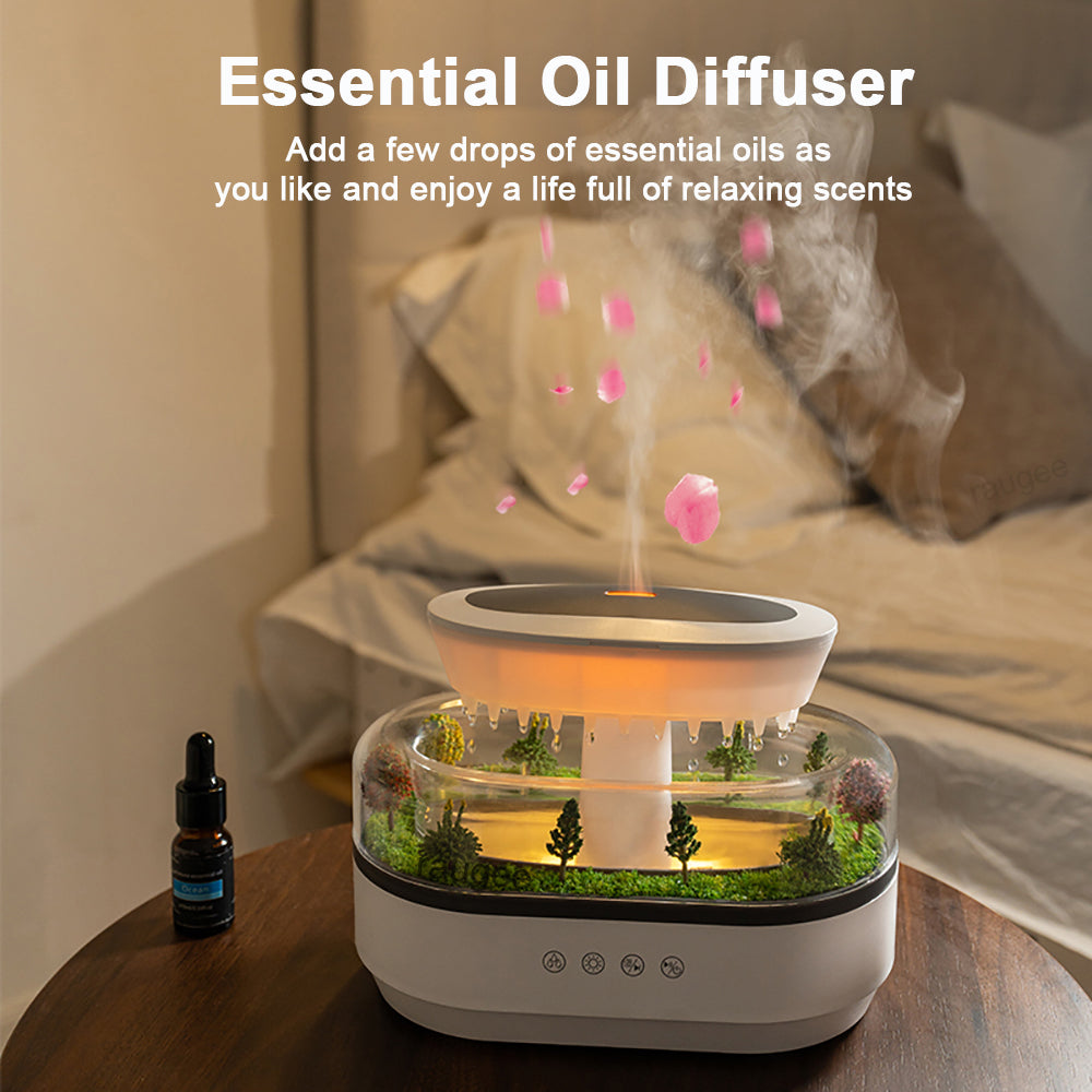 Ultrasonic Aroma Diffuser Humidifier | Colour-Changing LED Light & White Noise | Essential Oil Compatible Mist
