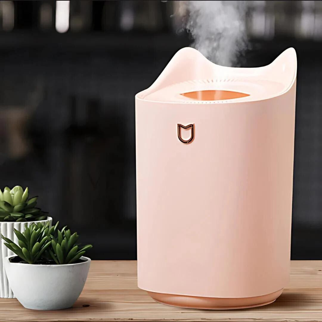 Ultrasonic Humidifier 3000ml Tank | 3 Mist Modes, Whisper-Quiet Operation | Up to 24 Hours Continuous Mist Output