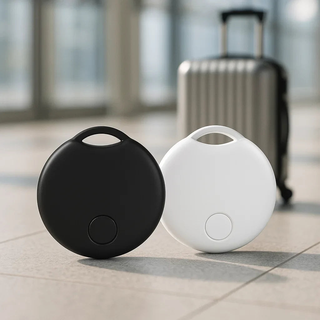 Universal Luggage Tracker | Loop Top, One-Button Face
