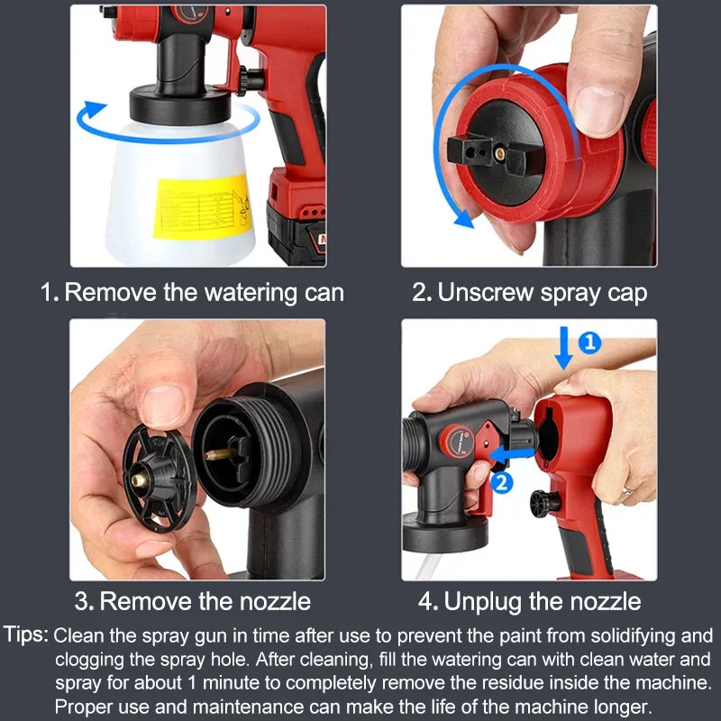 Universal Paint Wizard | Cordless Spray Gun Attachment